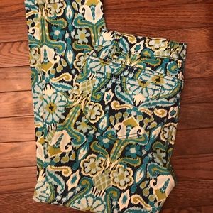 Floral Printed Capri
